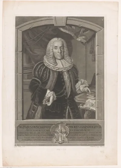Portret van Sigmund Christoph Harsdorf von Endernbach