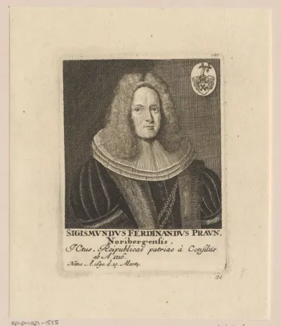 Portret van Sigmund Ferdinand Praun
