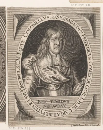 Portret van Sigmund Friedrich von Götz