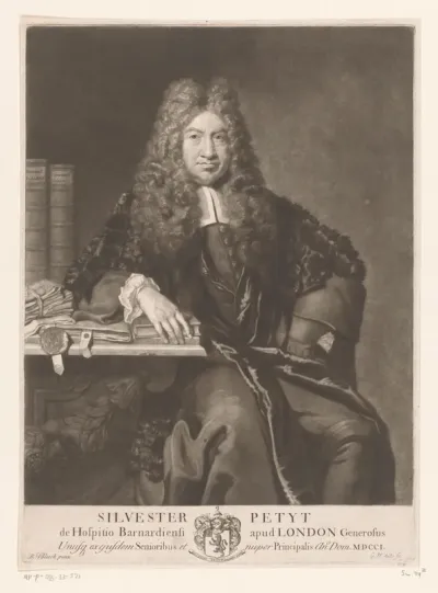 Portret van Silvester Petyt