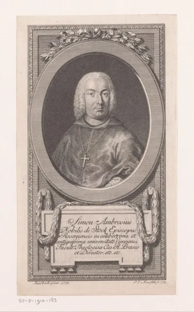 Portret van Simon Ambrosius von Stock