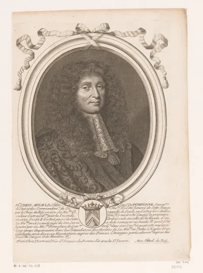 Portret van Simon Arnauld de Pomponne