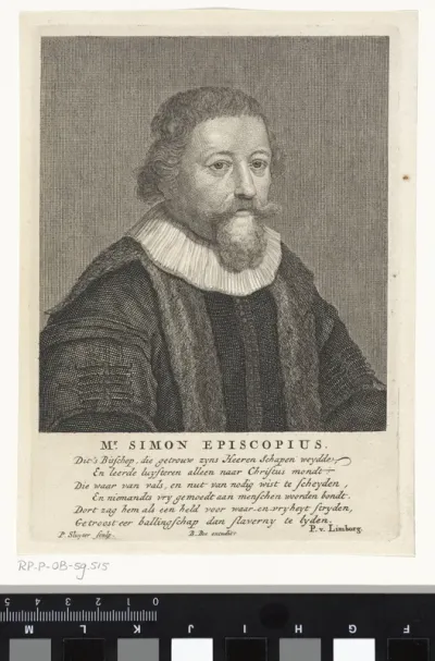 Portret van Simon Bisschop