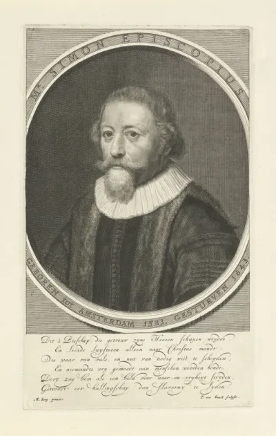Portret van Simon Bisschop