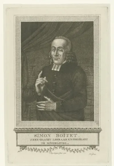 Portret van Simon Boitet