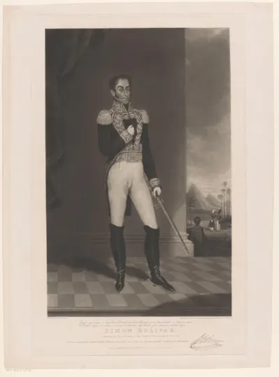 Portret van Simón Bolívar