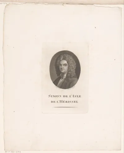 Portret van Simon Claude Delisle