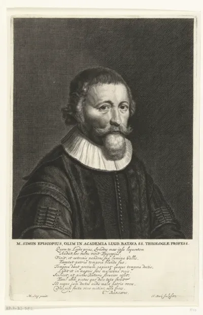 Portret van Simon Episcopius