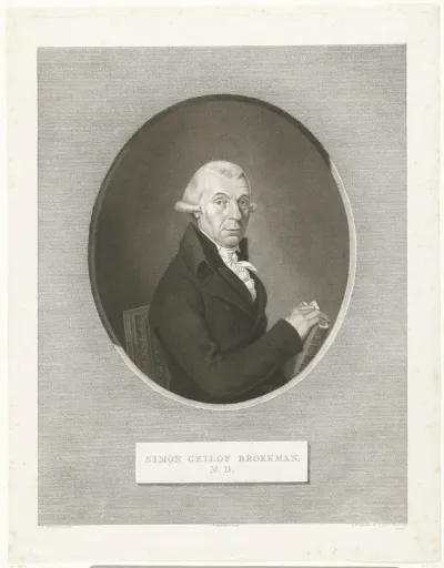 Portret van Simon Gerlof Broekman