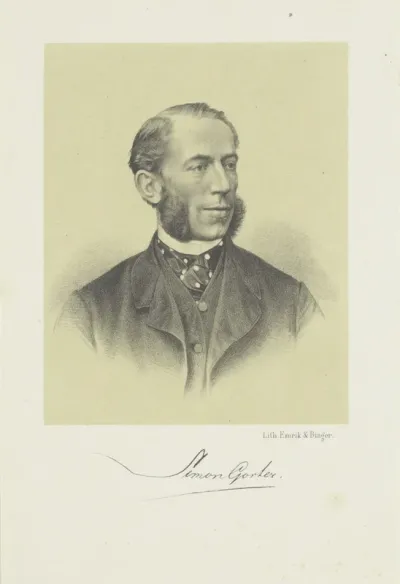Portret van Simon Gorter