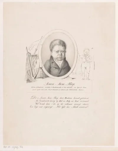 Portret van Simon Jane Paap