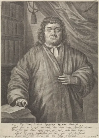 Portret van Simon Jodocus Kruger