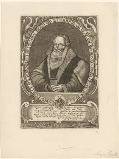 Portret van Simon Paulli I