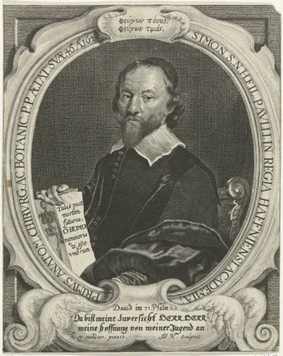 Portret van Simon Paulli