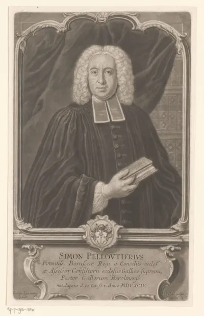 Portret van Simon Pelloutier
