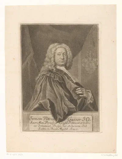 Portret van Simon Peter Gasser