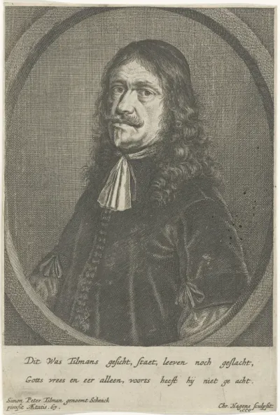Portret van Simon Peter Tilemann