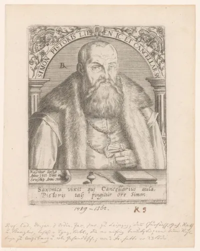 Portret van Simon Pistoris II