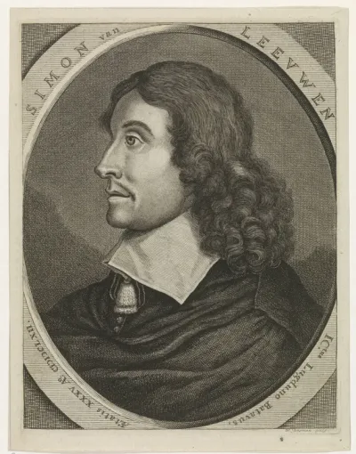 Portret van Simon van Leeuwen