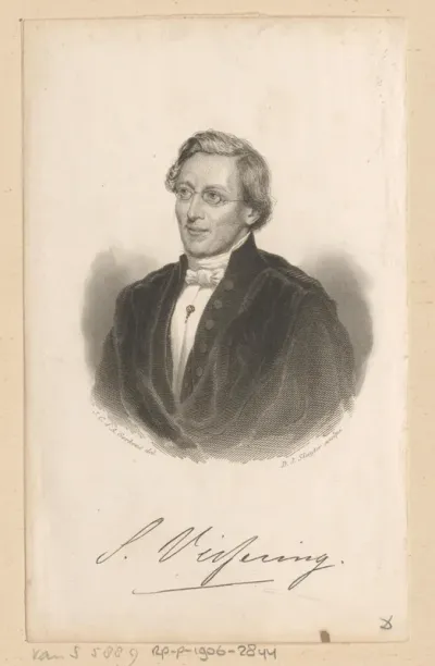 Portret van Simon Vissering