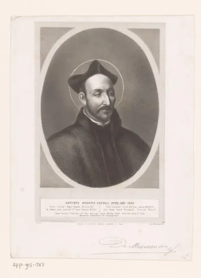 Portret van Sint-Ignatius van Loyola