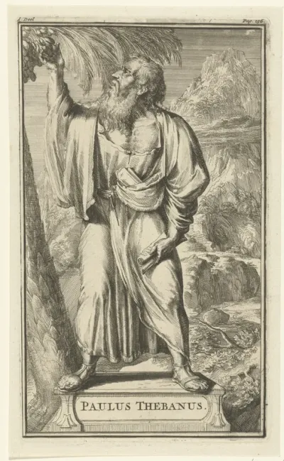 Portret van Sint Paul van Thebe