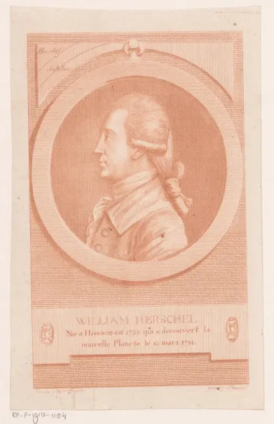 Portret van Sir Frederick William Herschel