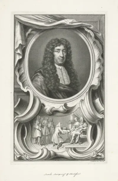 Portret van sir George Savile, eerste markies van Halifax