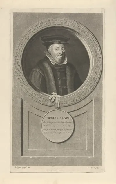 Portret van sir Nicolas Bacon
