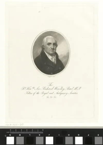 Portret van Sir Richard Worsley