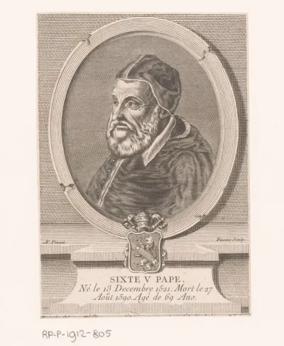 Portret van Sixtus V