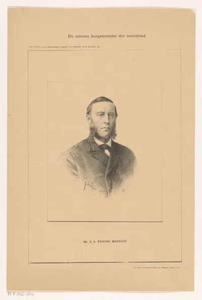 Portret van Sjoerd Anne Vening Meinesz