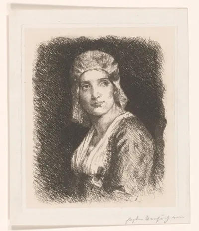 Portret van Sjoukje