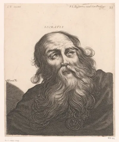 Portret van Socrates
