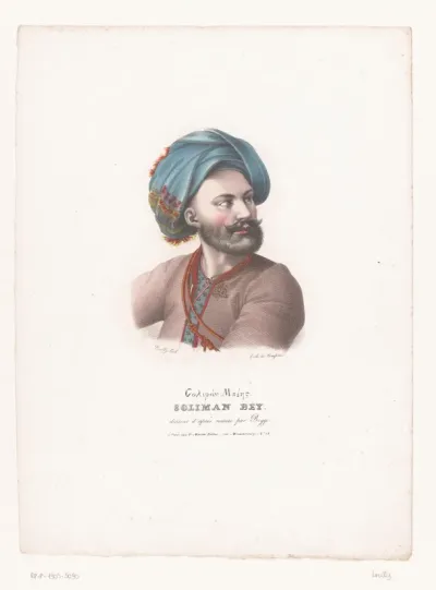 Portret van Soliman Pasha al-Faransawi (Joseph Anthelme Sève)