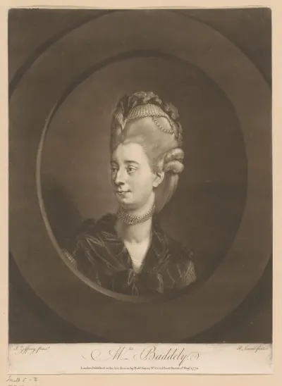 Portret van Sophia Baddeley