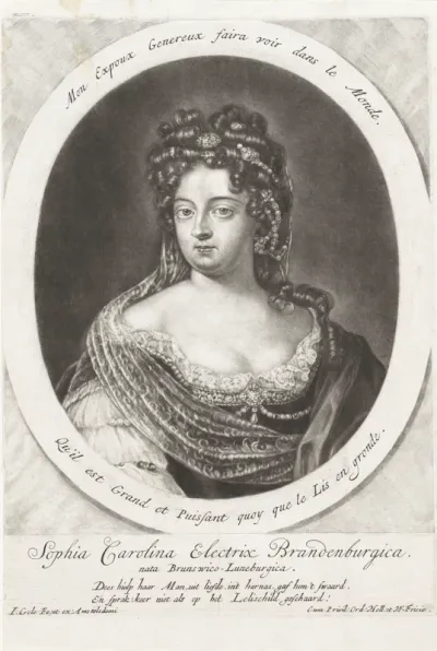 Portret van Sophia Charlotte, koningin van Pruisen