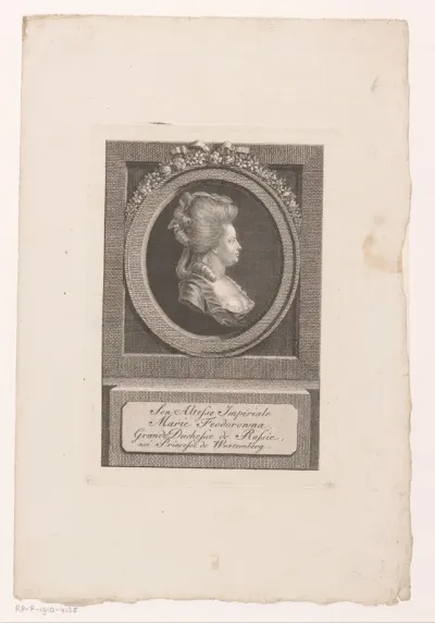 Portret van Sophia Dorothea Augusta Louisa van Württemberg