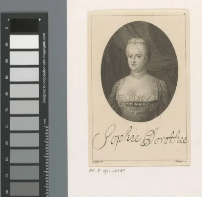 Portret van Sophia Dorothea van Hannover, koningin van Pruisen