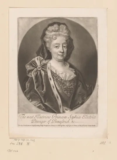 Portret van Sophia van Hannover