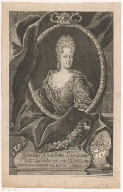Portret van Sophie Charlotte Luise von Plato