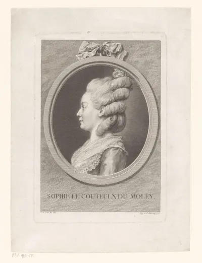 Portret van Sophie Geneviève Le Couteulx du Molay