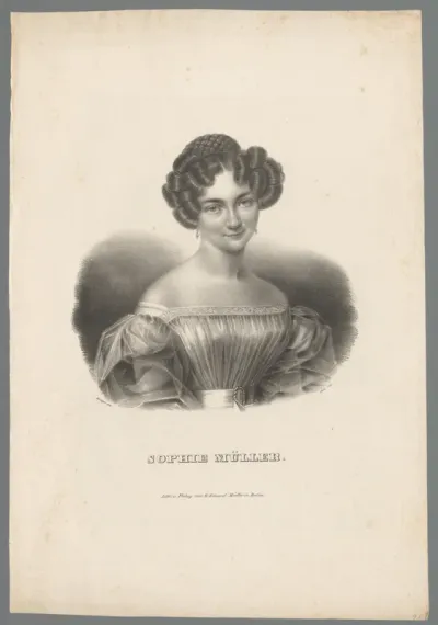 Portret van Sophie Müller