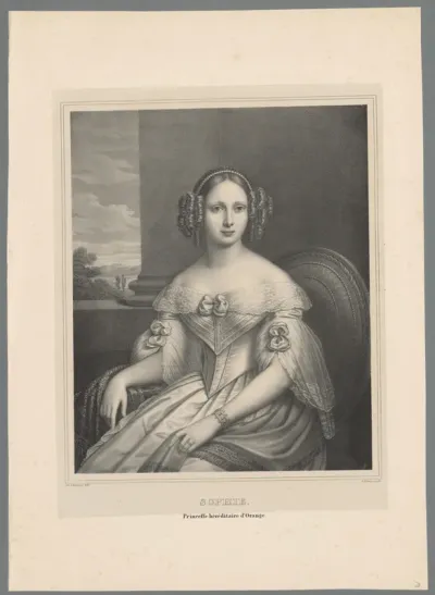 Portret van Sophie, prinses der Nederlanden