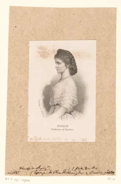 Portret van Sophie van Beieren