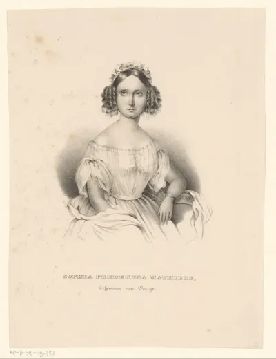 Portret van Sophie van Wurtemberg