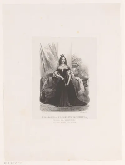 Portret van Sophie van Württemberg