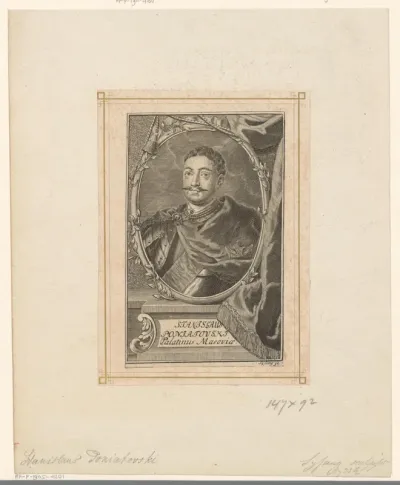 Portret van Stanisław Ciołek, Graf Poniatowski