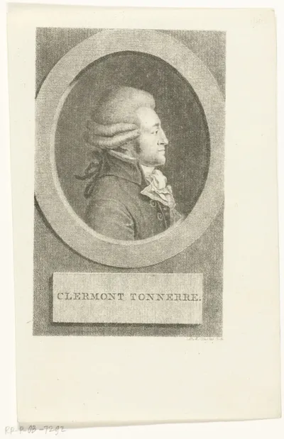 Portret van Stanislas Marie Adélaïde graaf van Clermont-Tonnerre