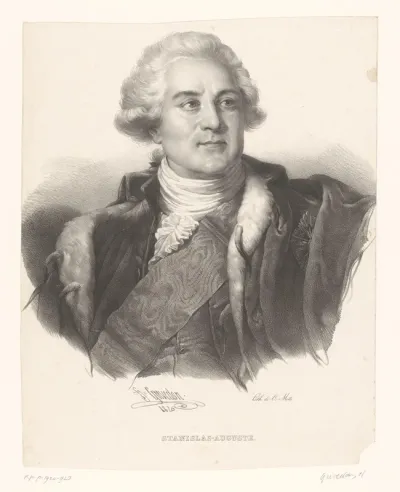 Portret van Stanislaus August Poniatowski